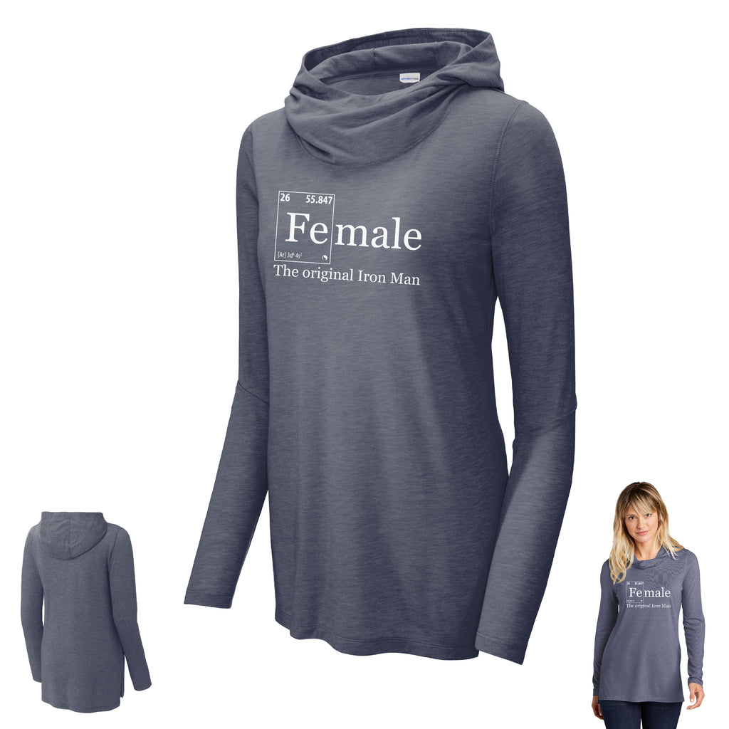 Female IronMan - Recharge Hoodie - FitnessTeeCo