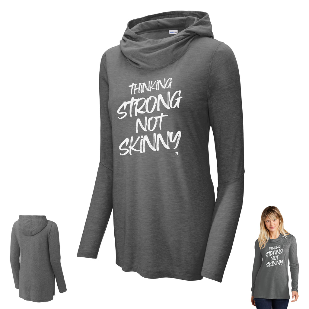 Thinking Strong not Skinny - Recharge Hoodie - FitnessTeeCo