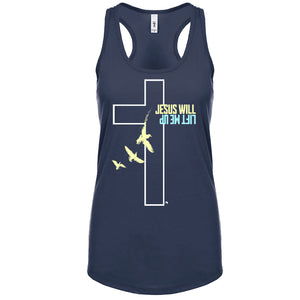 Jesus will lift me up (Fitted - Size Up 1 Size)