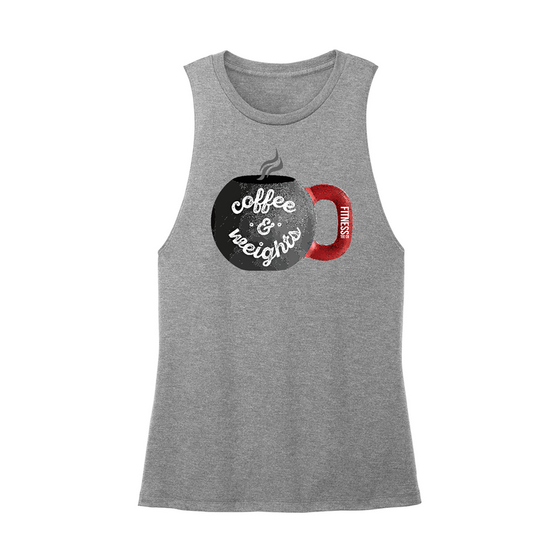 Womens X-Small Grey Heather Muscle Tank