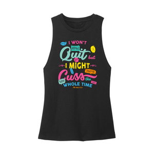 Womens X-Small Black Muscle Tank