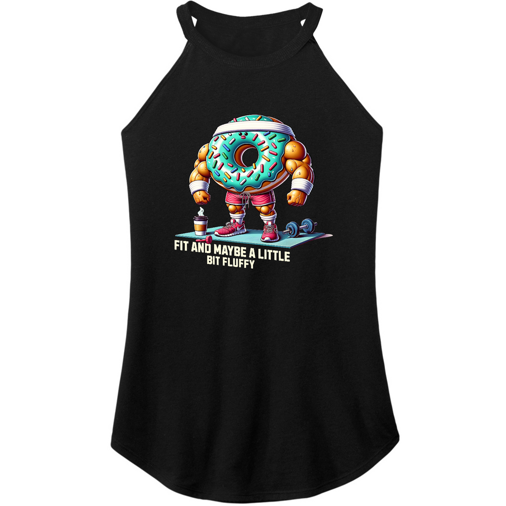 Womens X-Small Black Rocker Tank Top