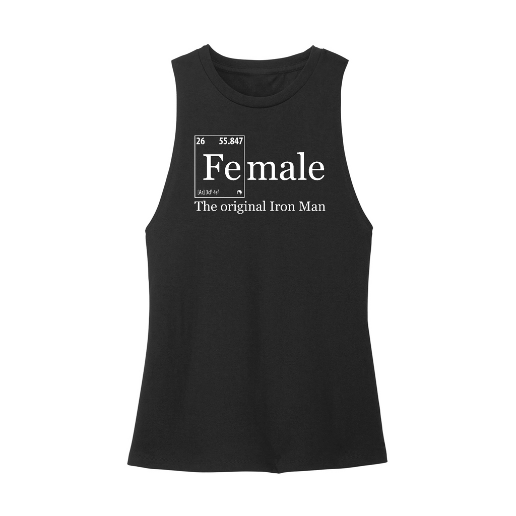 Womens X-Small Black Muscle Tank