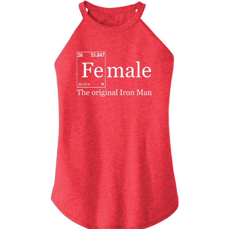 Womens X-Small Red Rocker Tank Top