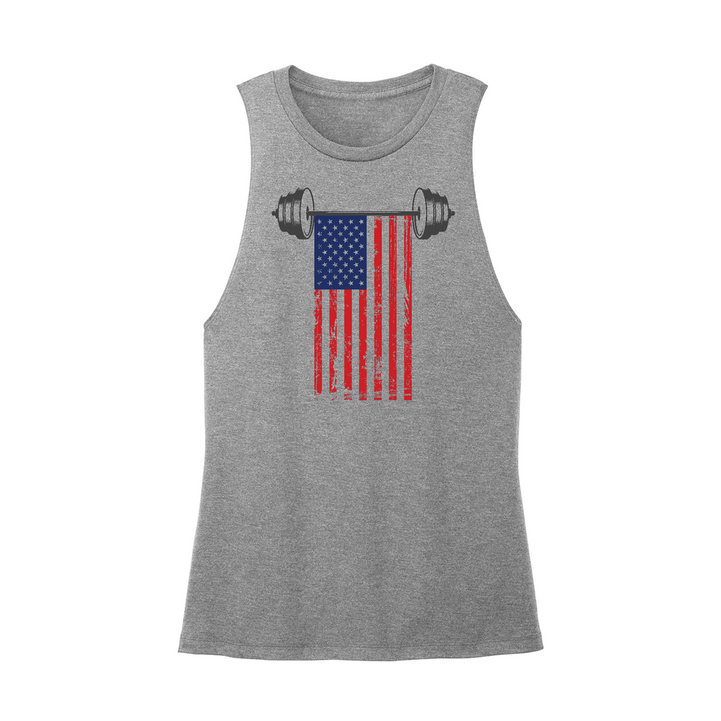 Womens X-Small Grey Heather Muscle Tank