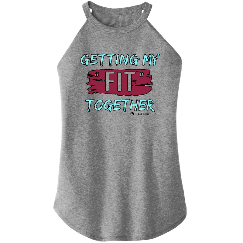 Womens X-Small Grey Rocker Tank Top