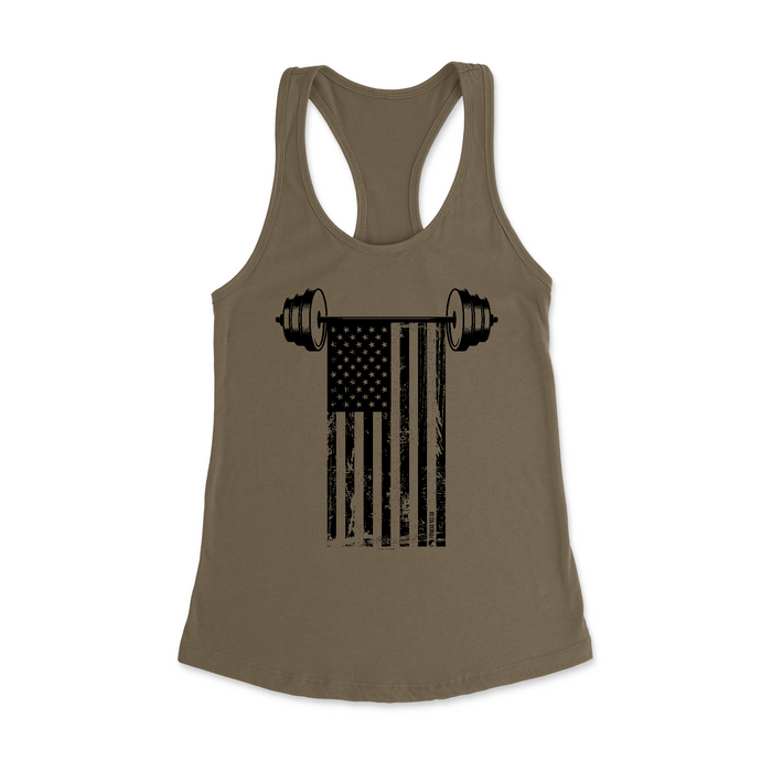 Womens X-Small Military Green Style_Tank Top