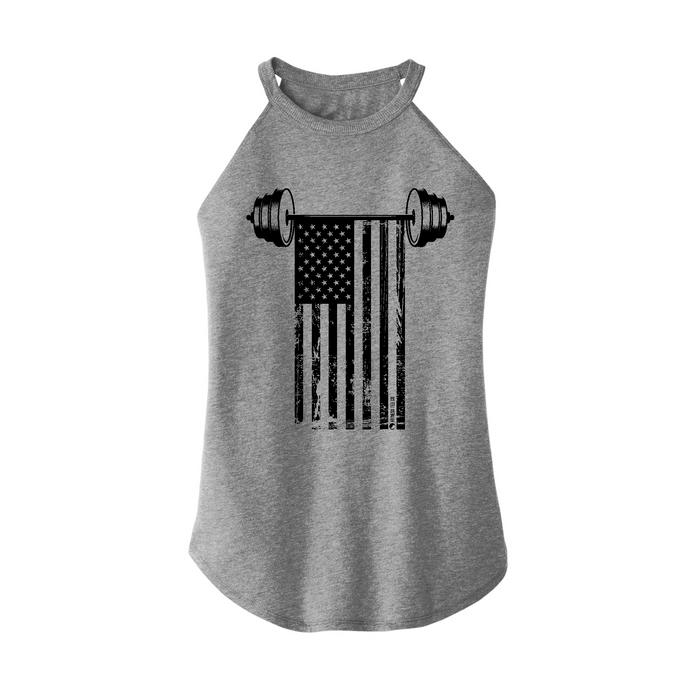 Womens X-Small Grey Rocker Tank Top