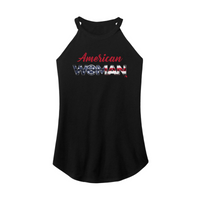 Womens X-Small Black Rocker Tank Top