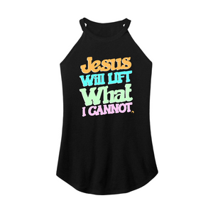 Womens X-Small Black Rocker Tank Top