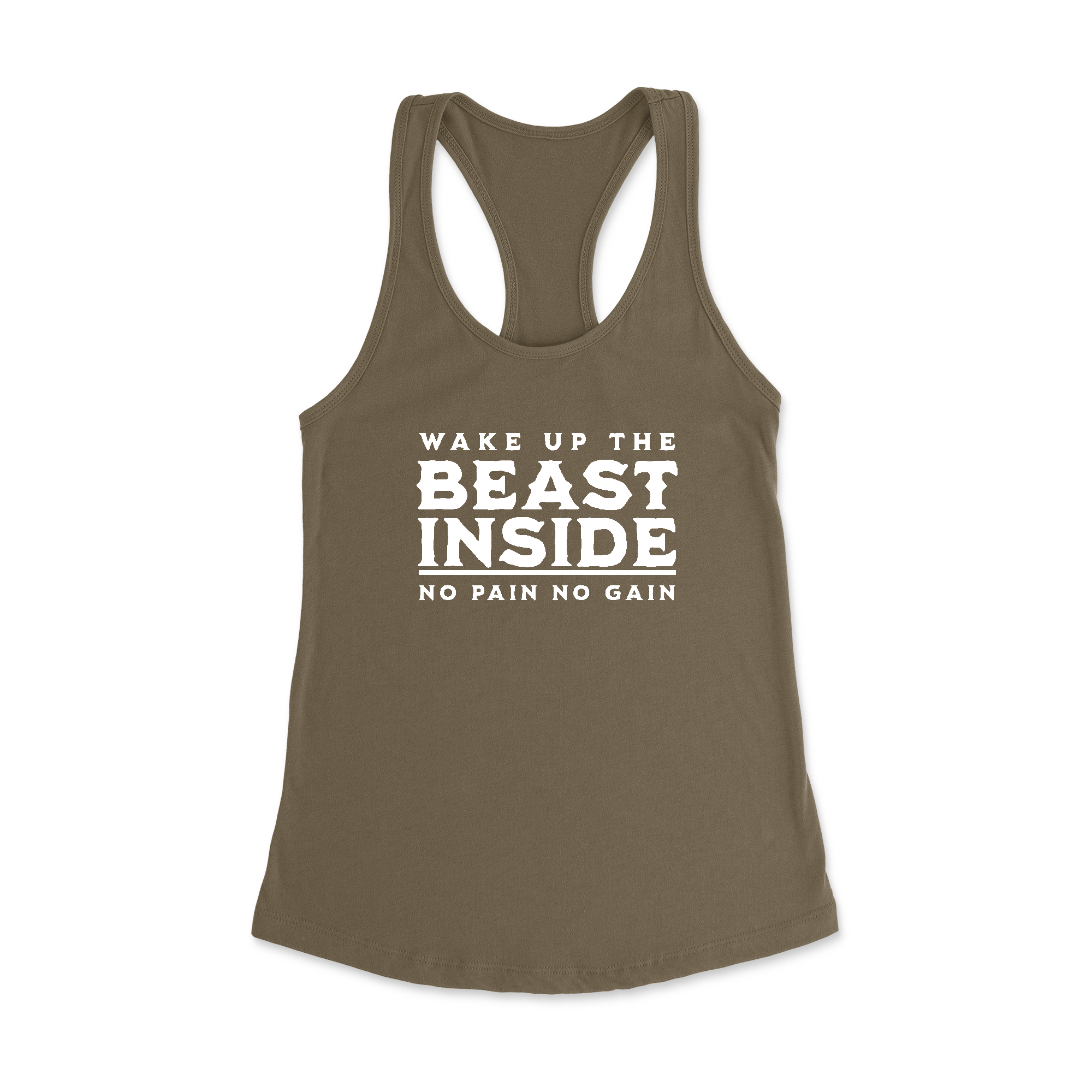 Womens X-Small Military Green Style_Tank Top