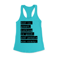 Womens X-Small Tahiti Blue Style_Tank Top