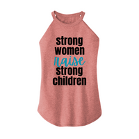 Womens X-Small Light Pink Rocker Tank Top
