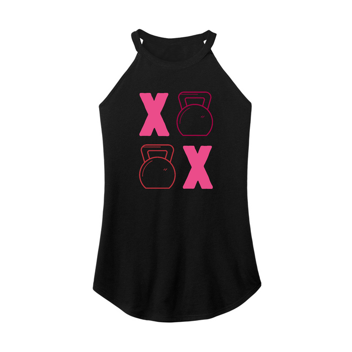 Womens X-Small Black Rocker Tank Top