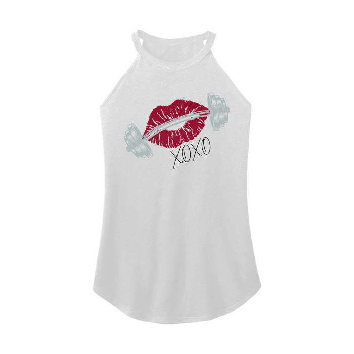 Womens X-Small White Rocker Tank Top