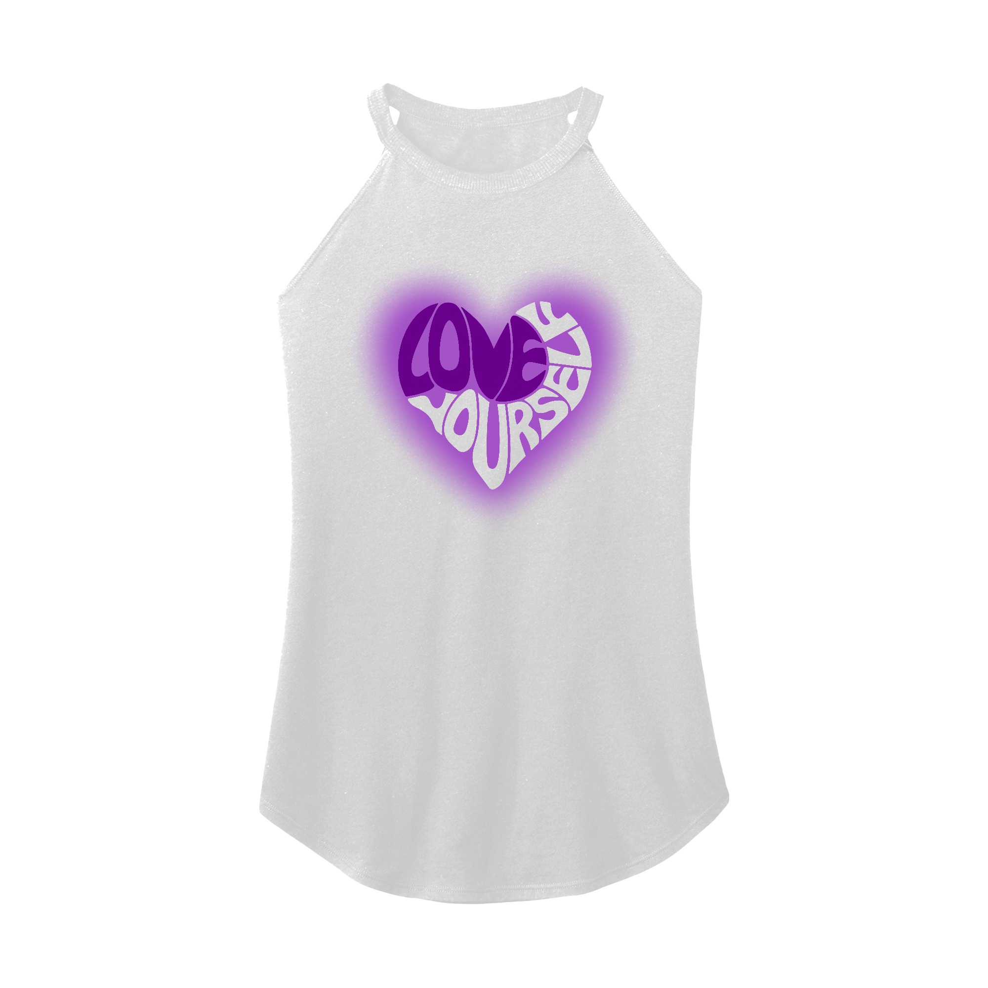 Love Yourself Glow Rocker Tank