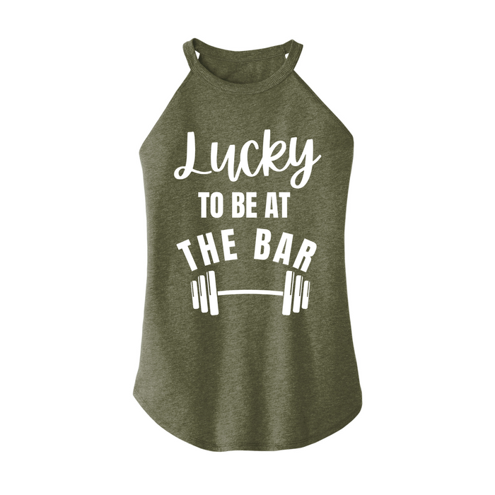 Womens X-Small Military Green Rocker Tank Top