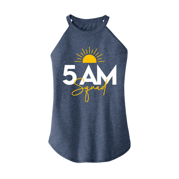 Womens X-Small Navy Heather Rocker Tank Top