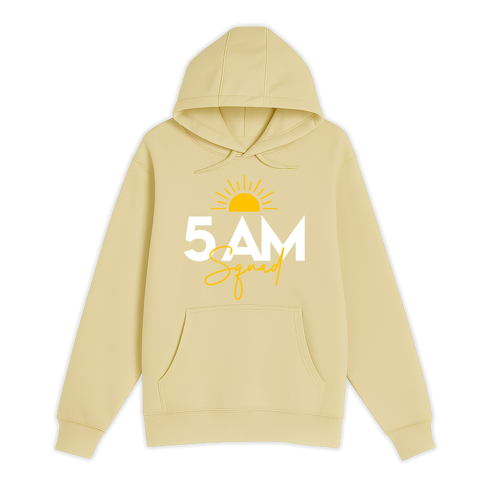 Unisex Small Natural Pullover Hooded Sweatshirt