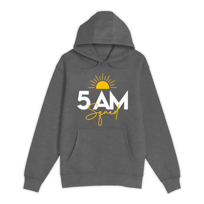 Unisex Small Charcoal Heather Pullover Hooded Sweatshirt