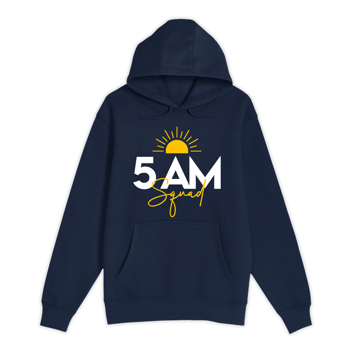 Unisex Small Navy Pullover Hooded Sweatshirt