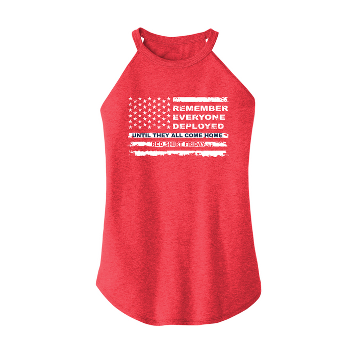 Womens X-Small Red Rocker Tank Top