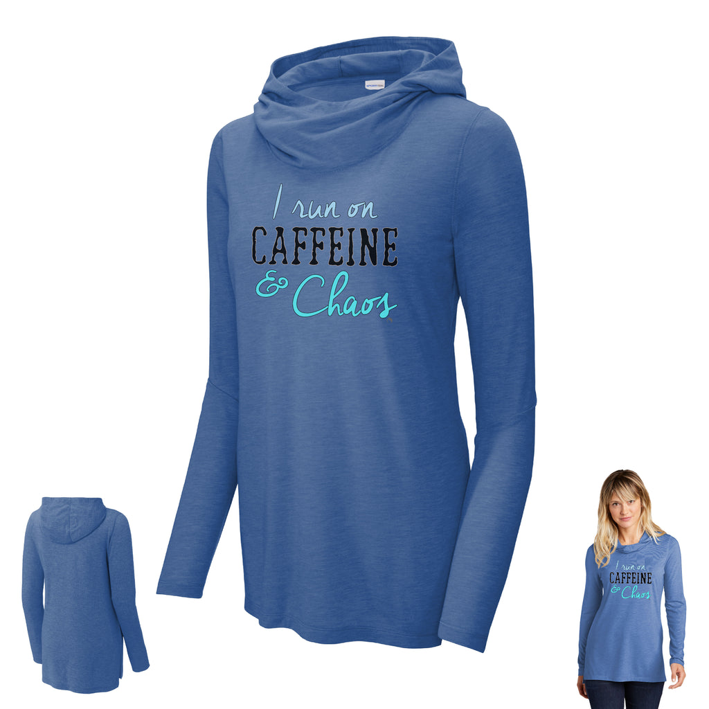 I Run on Caffeine and Chaos - Recharge Hoodie - FitnessTeeCo