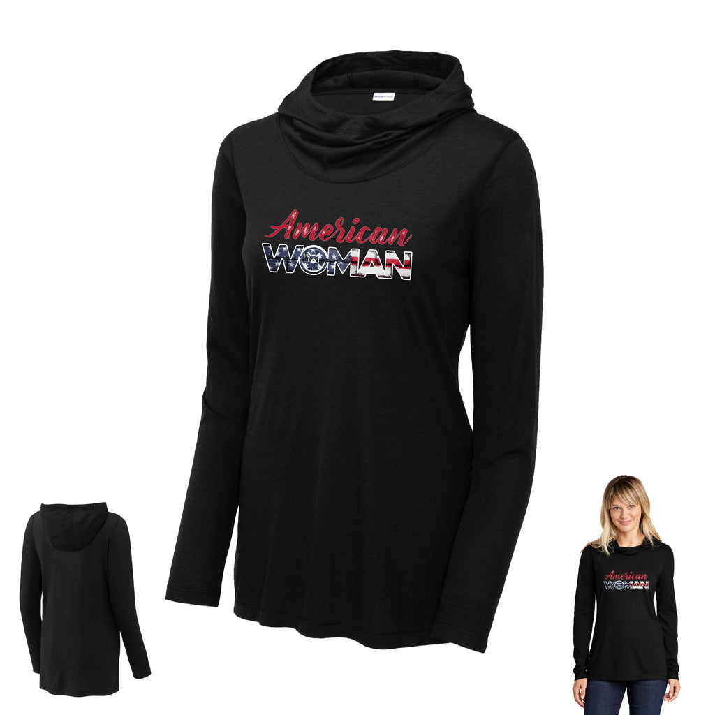 American Woman - Recharge Hoodie - FitnessTeeCo