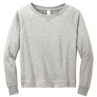 Heather Grey ( Light Weight French Terry Crew ) - FitnessTeeCo