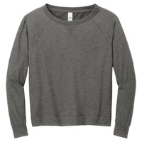 Charcoal ( Light Weight French Terry Crew ) - FitnessTeeCo