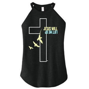 Jesus Will Lift Me Up - Fitted Cut - (FTC Brand) size up 1 for Flowy Fit