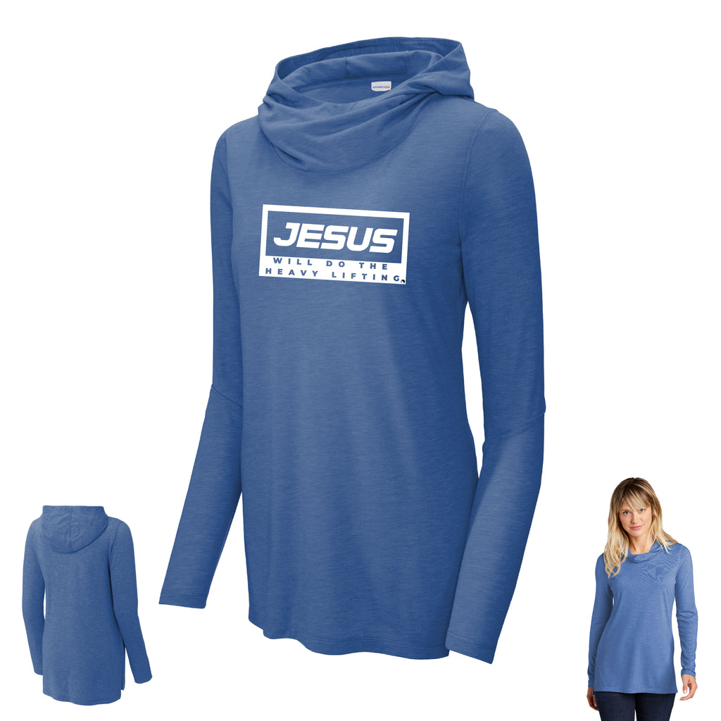 Jesus will do the heavy lifting - Recharge Hoodie - FitnessTeeCo