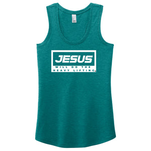 Jesus will do the heavy lifting - FitnessTeeCo