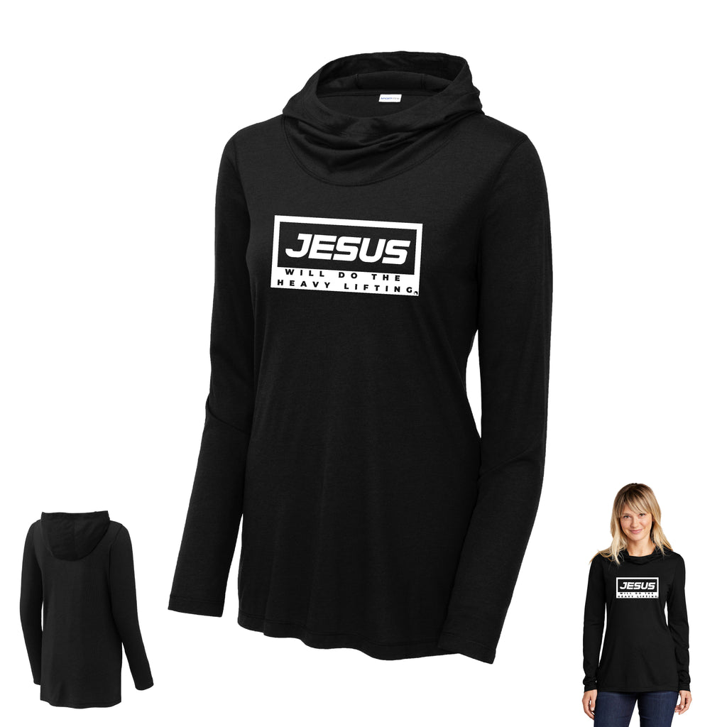 Jesus will do the heavy lifting - Recharge Hoodie - FitnessTeeCo