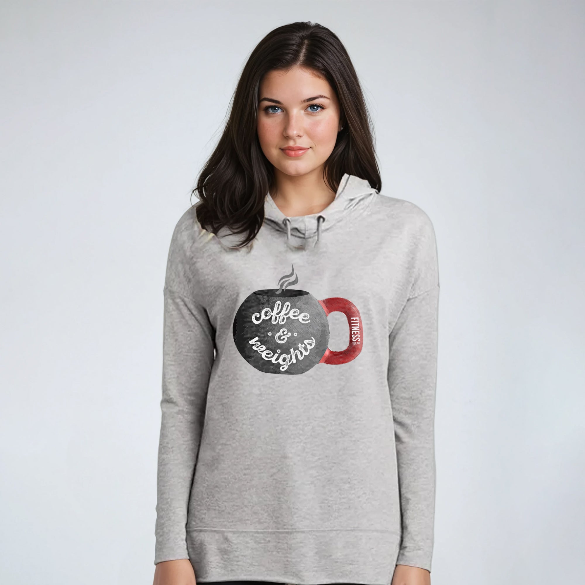 Coffee and Weights Performance Hoodie