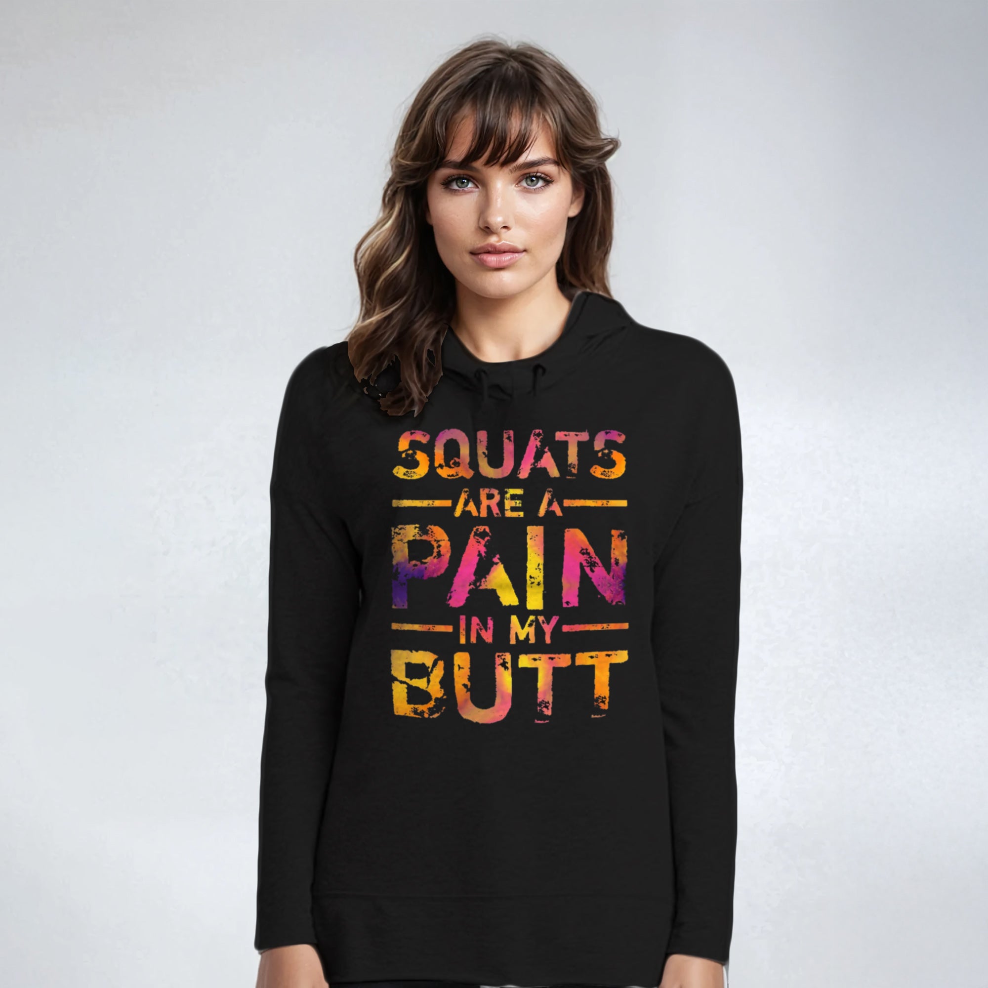 Squats are a pain Performance Hoodie