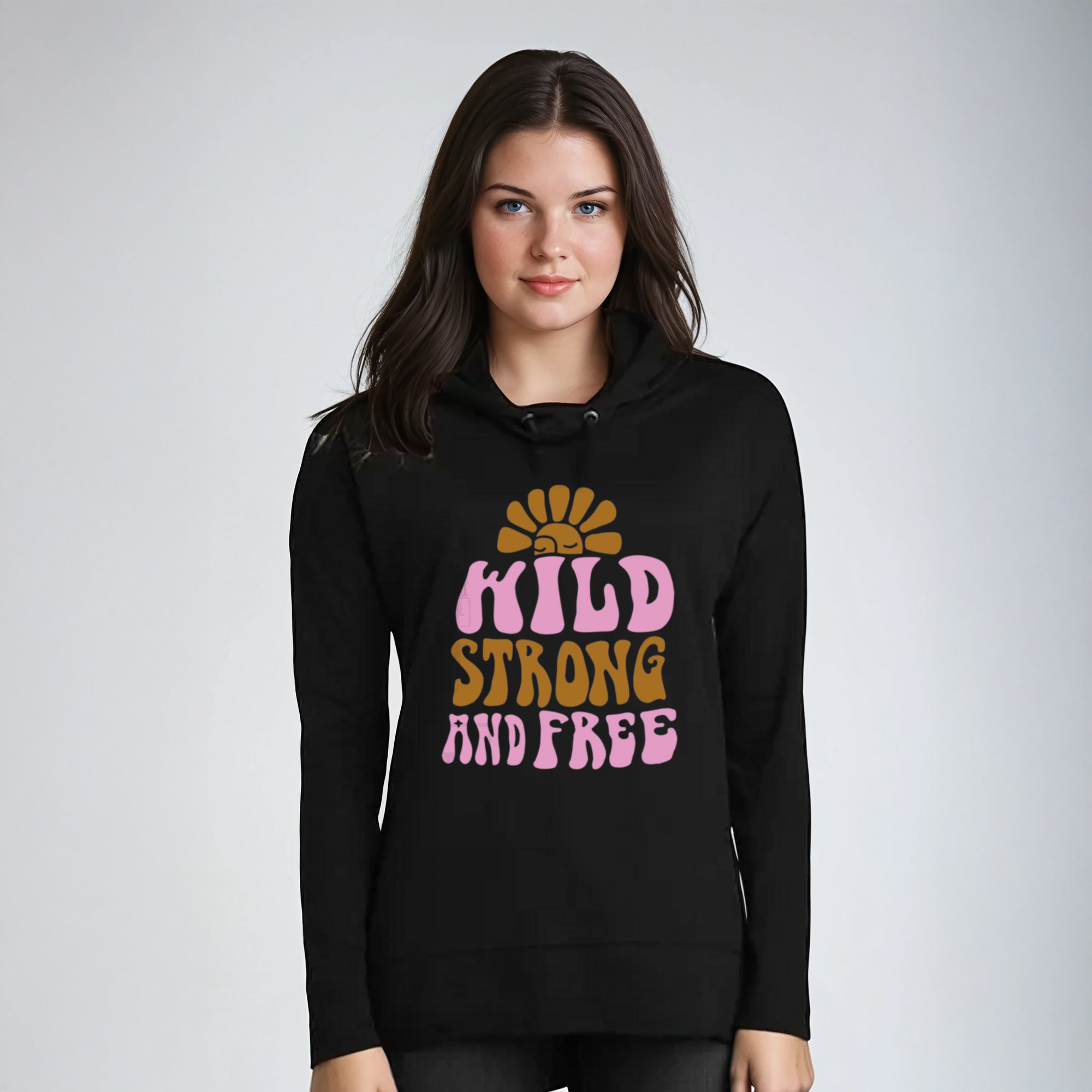 Wild Strong and Free Performance Hoodie