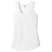 White Racerback Tank - FitnessTeeCo