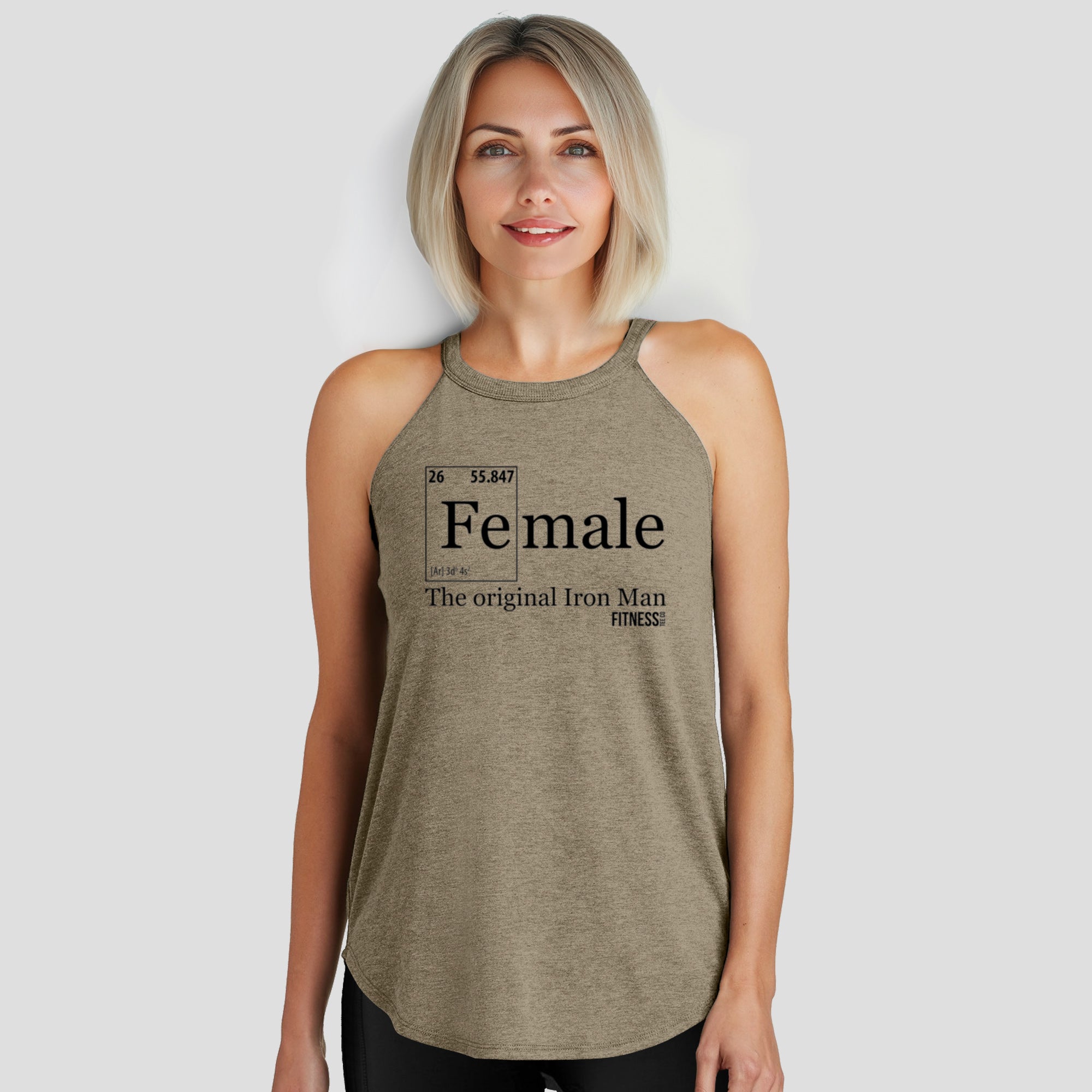 Female Ironman Rocker Tank Top