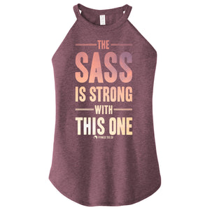 The Sass is Strong with this one ( NEW Limited Edition Color - Plum ) - FitnessTeeCo