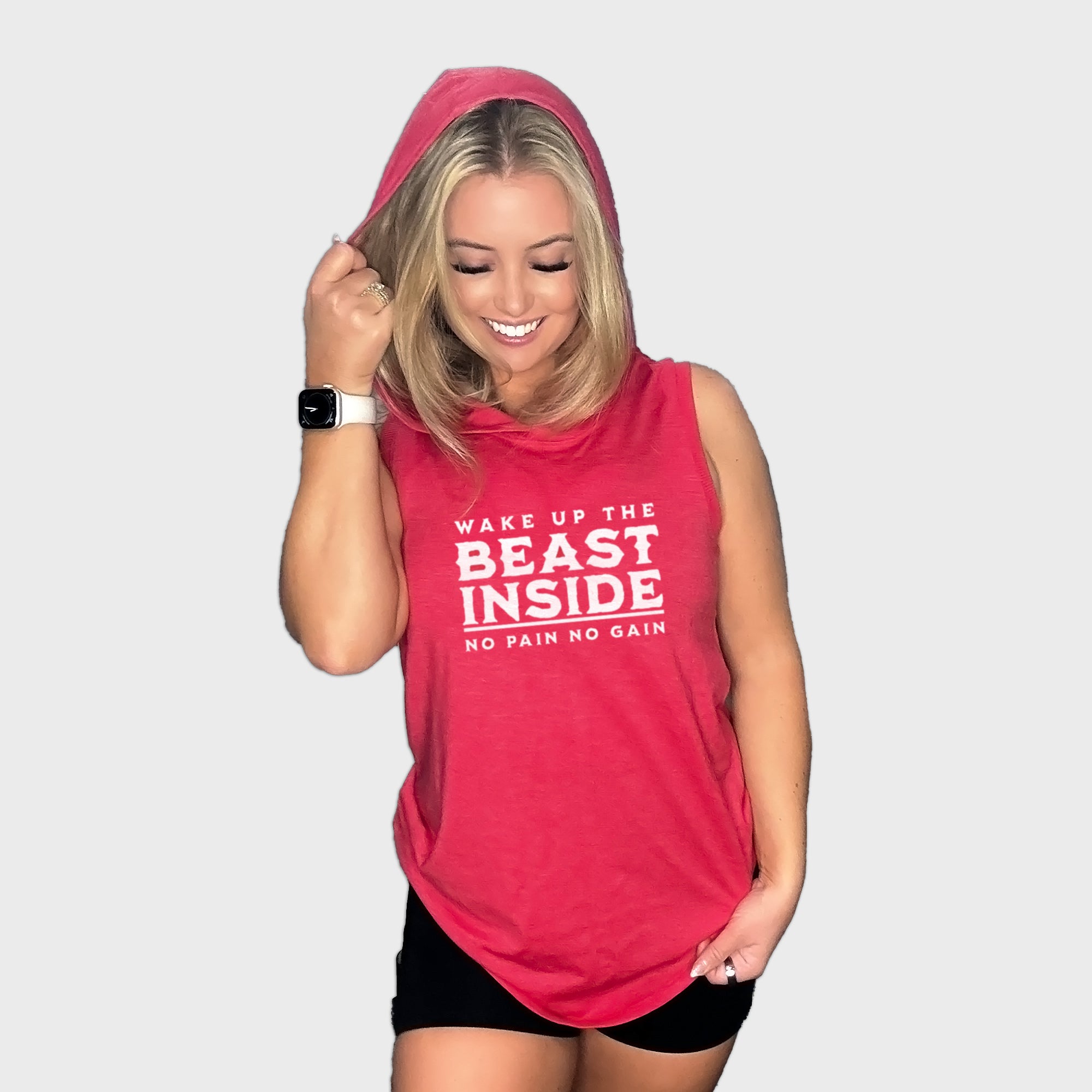 Wake up beauty Sleeveless Hoodie