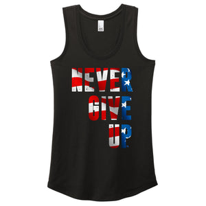 Never Give Up Repeat (Patriot) - FitnessTeeCo